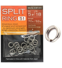 Заводные кольца BKK Split Ring-51 #5