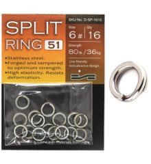 Заводные кольца BKK Split Ring-51 #6