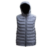 Viverra Warm Cloud Vest Gray L Hooded Vest