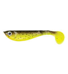 Silicone Berkley Pulse Shad 80mm 4pcs #Brown Chartreuse