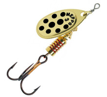 Spinner Mepps Aglia Decoree No. 3 gold/black dots 6.5g