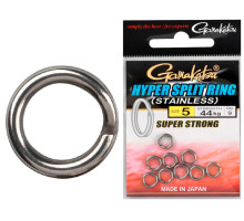 Кольцо заводное Gamakatsu Hyper Split Ring №4 22kg (10шт/уп) ц:nickel