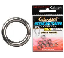 Кільце заводне Gamakatsu Hyper Split Ring №4 22kg (10шт/уп) ц:nickel