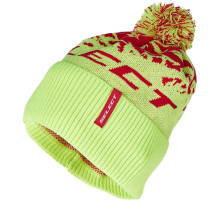 Select Pompon Hat 56 Yellow Red