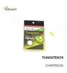 Разборной груз Intech Tungsten 74 Gloss Chartreuse UV 1.7g