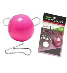 Разборной груз Intech Tungsten 74 Gloss Pink UV 1.7g