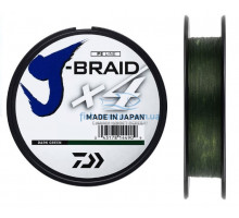 Шнур Daiwa J-Braid X4E 0,17mm 135m Dark Green