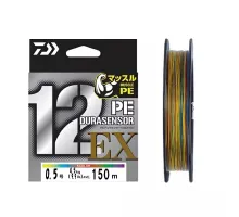 Шнур Daiwa UVF PE Dura Sensor X12EX+Si3 5C 200m 7.2kg 0.148mm #0.8