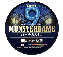 Cord Duel Monster Game 9 200m 5Color 5.9kg 0.13mm #0.6