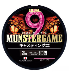 Шнур Duel Monster Game 9 300m Pinkpurple 42kg 0.42mm #6