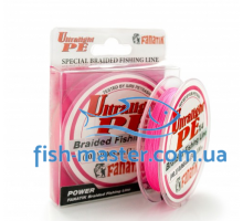 Шнур FANATIK Ultralight PE X4 100m #0.2/0.074mm 3.5kg Pink