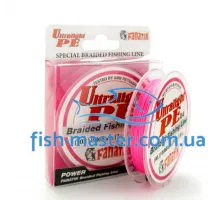 Шнур FANATIK Ultralight PE X4 100m # 0.2 / 0.074mm 3.5kg Pink