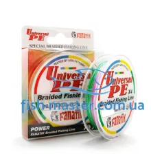 Шнур FANATIK Spinning PE X4 120m # 2.0 0.23 12.0kg Yellow