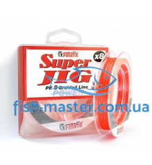 Cord FANATIK Super Jig PE X8 120m # 1.2 / 0.18mm 12.1kg Orange