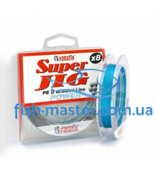 Lanyard FANATIK Super Jig PE X8 75m # 0.4 / 0.10mm 4.8kg BLUE 