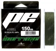 Шнур Yamatoyo Barrage Super PE Dark Green # 0.6