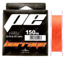 Шнур Yamatoyo Barrage Super PE Orange #1.2