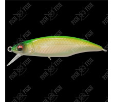 Wobbler Megabass GREAT HUNTING 50 FLAT SIDE (F) col. GHOST PEARL LIME