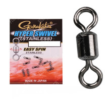 Swivel Gamakatsu Hyper Swivel No. 10 20kg (10pcs/pack) c:black