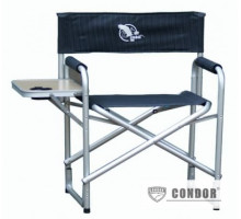 Armchair aluminum Condor, table