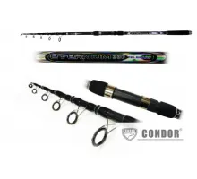 Коропове вудлище Telecarp Eternium, Condor, карбон IM9, 3,3m (телескоп)