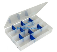Flambeau 4 Fixed Compartment Box/8 Divs Ids 6196DS