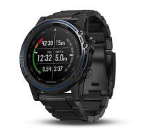Смарт-годинник Garmin Descent Mk1 Grey Sapphire Titanium з титановим ремінцем