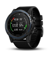 Garmin Descent Mk1 Smartwatch in Gray Sapphire with Black Strap