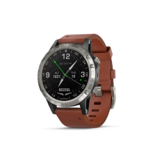 Garmin D2 Delta Smartwatch with Brown Leather Band