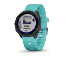 Garmin Forerunner 245 Music Smartwatch, Black/Turquoise