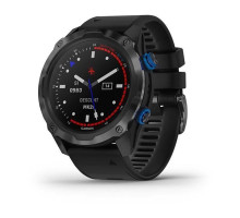 Смарт-часы Garmin Descent Mk2i Titanium Carbon Grey DLC с черным ремешком