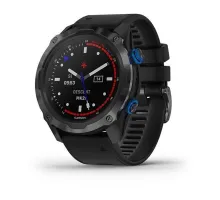 Смарт-часы Garmin Descent Mk2i Titanium Carbon Grey DLC с черным ремешком