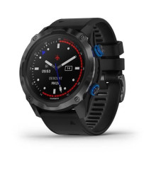 Garmin Descent Mk2i Titanium Carbon Gray DLC Smartwatch with Black Strap