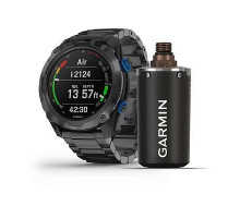 Смарт-годинник Garmin Descent Mk2i титановий DLC з титановим ремінцем у комплекті з передавачем Descent T1