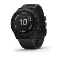 Смарт-годинник Garmin Fenix ​​6X Pro чорний з чорним ремінцем