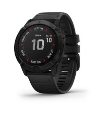Смарт-часы Garmin Fenix 6X Pro черные с черным ремешком