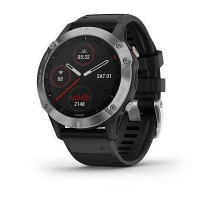 Garmin Fenix ​​6 Smartwatch Silver with Black Strap
