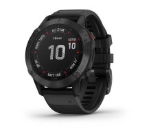 Garmin Fenix ​​6 Pro smartwatch in black with a black strap