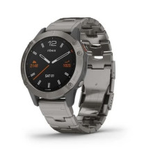 Смарт-часы Garmin Fenix 6 Sapphire Titanium с титановым ремешком