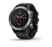Garmin Fenix ​​6S Smartwatch Silver with Black Strap