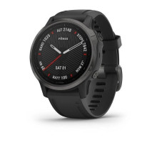 Garmin Fenix ​​6S Sapphire Smartwatch in Gray with DLC Coating and a Black Strap