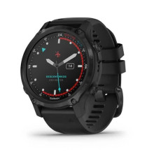 Garmin Descent Mk2S Carbon Gray DLC Black Smartwatch with Black Silicone Strap