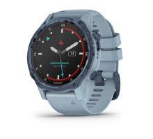 Garmin Descent Mk2S smartwatch with a seafoam case and band