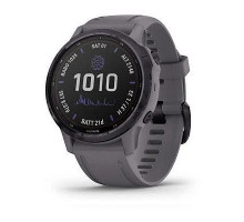 Смарт-годинник Garmin Fenix ​​6S Pro Solar, аметист із сірим ремінцем