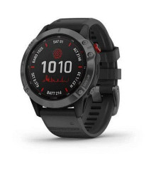 Garmin Fenix ​​6 Pro Solar Smartwatch in Gray with Black Strap
