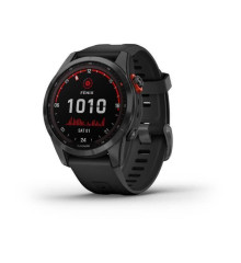 Смарт-годинник Garmin Fenix ​​7S Solar сірі з чорним ремінцем