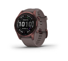 Смарт-часы Garmin Fenix 7s Sapphire Solar титановые темно-бронзовые со сланцево-серым ремешком