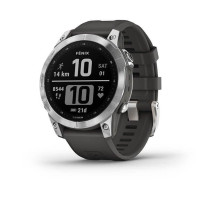 Garmin Fenix ​​7 Smartwatch in Silver with a Graphite Gray Band