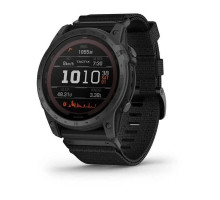 Смарт-часы Garmin Tactix 7 Pro Ballistics Edition черные с солнечной зарядкой и нейлоновым ремешком