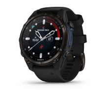 Garmin Descent Mk3i Smartwatch - 43mm Carbon Gray DLC Titanium with Black Silicone Strap